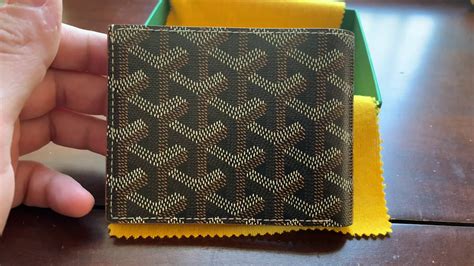 fake goyard card wallet|how to identify a goyard wallet.